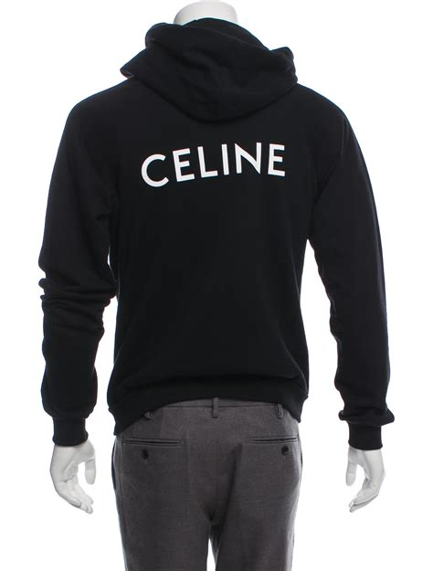 CLASSIC HOODIE SWEATER IN CELINE PRINTED FLEECE.